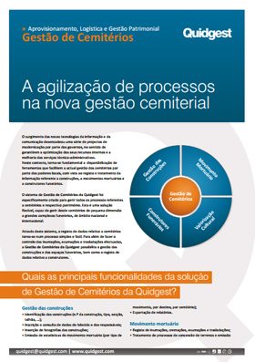 brochura Gestão de Cemitérios da Quidgest