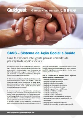 brochura SASS - Sistema de Ação Social e Saúde da Quidgest